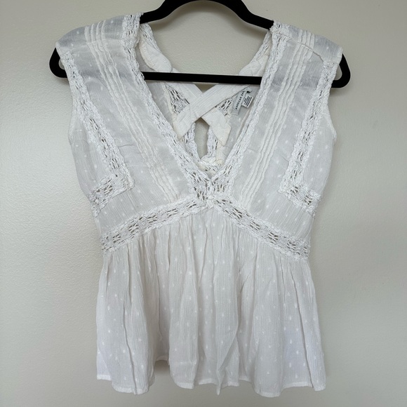 American eagle cross-back blouse size XXS - EUC - Picture 2 of 4